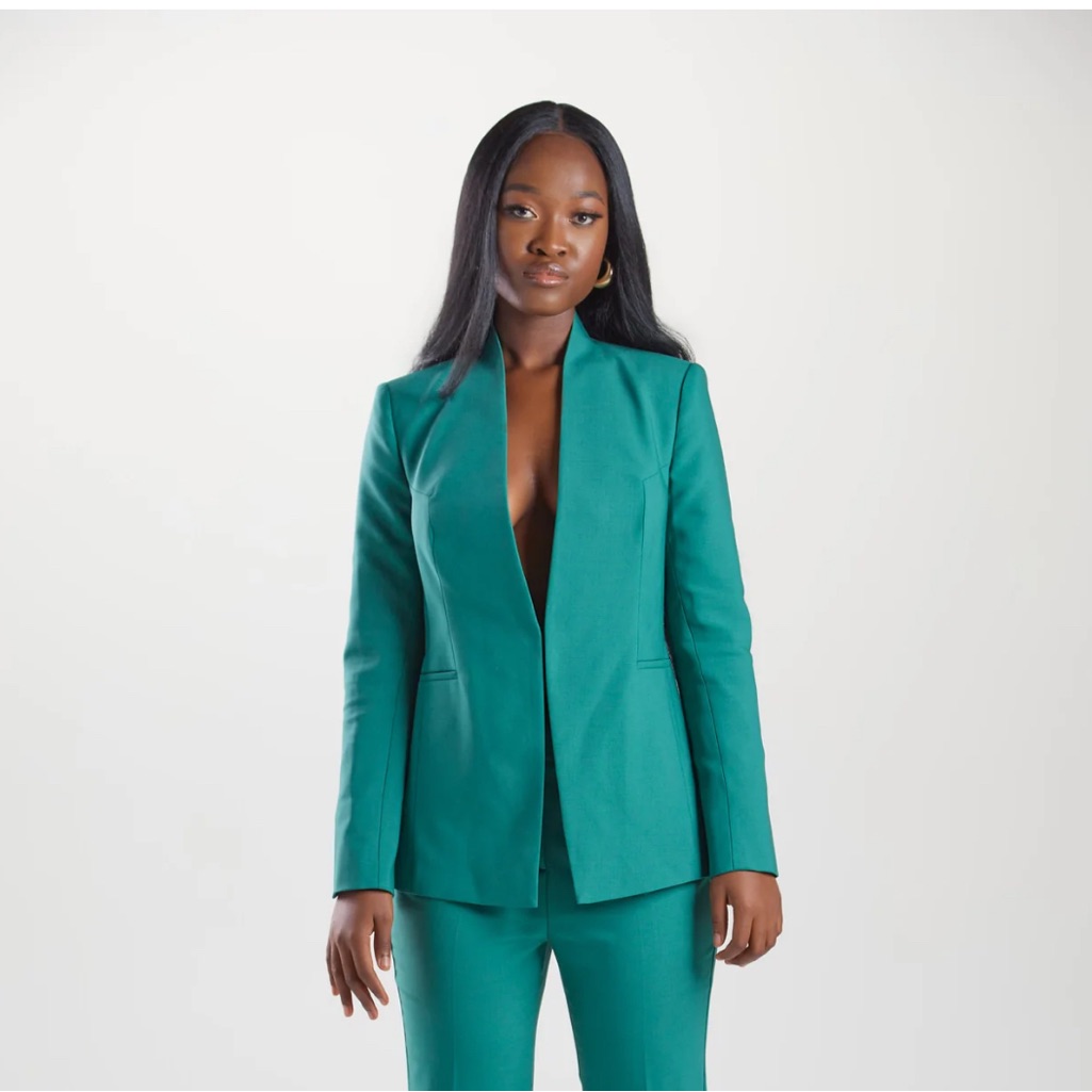 Seragyi Nicole Blazer. 97% Virgin Wool. U.S. Size 6. Nwt. Msrp $ 475
